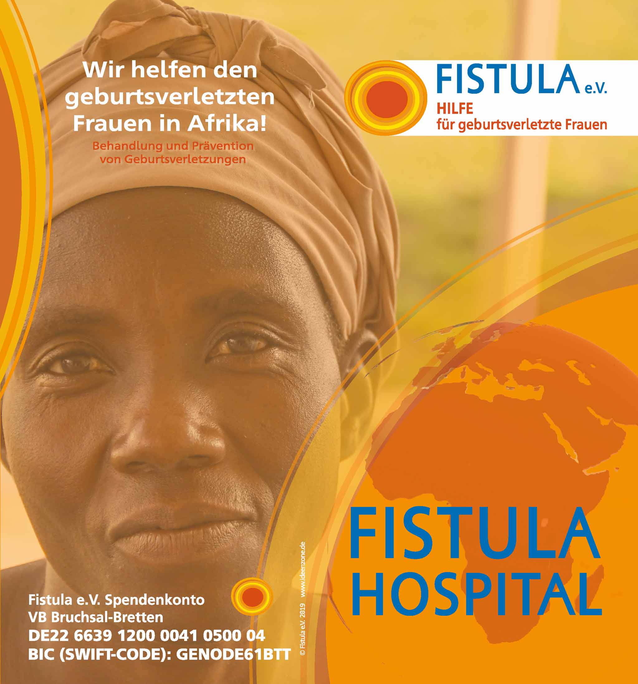 Geburtsverletzungen machen junge Frauen zu Ausgestoßenen! Fistula Flyer